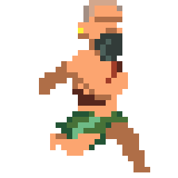 Animación de carrera del personaje